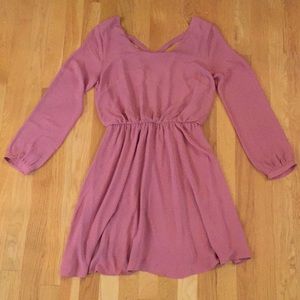 Lush Brand. Size: Small. Long Sleeve Skater Dress.